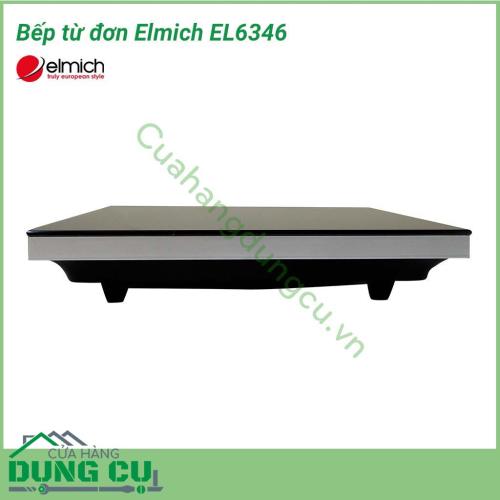 Bếp từ đơn Elmich EL6346 có công suất 2000W, nấu chín thức ăn nhanh, kích cỡ nhỏ gọn, dễ dàng di chuyển, sử dụng và bảo quản, có thể đặt bếp trực tiếp trên bàn ăn để thưởng thức các món lẩu, chiên nóng…