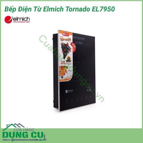 Bếp điện từ  Elmich EL7950 với công suất 2000W giúp thức ăn được nấu chín nhanh hơn đồng thời giúp bạn tiết kiệm nhiều thời gian hơn. Sản phẩm có thiết kế nhỏ gọn, hiện đại với mặt kính đen mang đến sự sang trọng, đẳng cấp cho ngôi nhà của bạn.