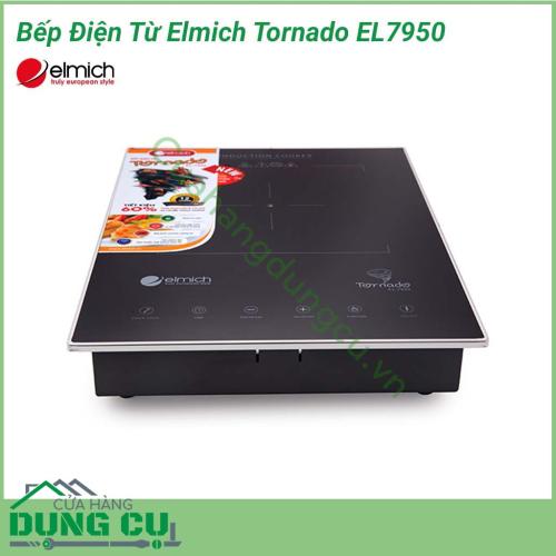 Bếp điện từ  Elmich EL7950 với công suất 2000W giúp thức ăn được nấu chín nhanh hơn đồng thời giúp bạn tiết kiệm nhiều thời gian hơn. Sản phẩm có thiết kế nhỏ gọn, hiện đại với mặt kính đen mang đến sự sang trọng, đẳng cấp cho ngôi nhà của bạn.