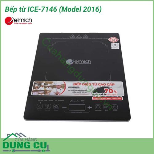 Bếp từ cảm ứng ICE-7146 (Model 2016) có thiết kế nhỏ gọn, hiện đại với mặt kính đen sang trọng mang đến sự sang trọng, đẳng cấp cho ngôi nhà của bạn. Mặt kính ceramic cường lực sang trọng có đặc tính chịu nhiệt, chịu lực tốt, dễ dàng vệ sinh và an toàn.