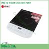 Bếp từ Smart Cook ICS-7285 có kiểu dáng sang trọng, hiện đại, phù hợp với mọi không gian bếp. Sản phẩm có tông màu trắng chủ đạo cùng mặt kính chịu nhiệt cao cấp, khả năng chịu được nhiệt độ cao thoải mái nấu nướng, dễ vệ sinh mỗi khi sử dụng.