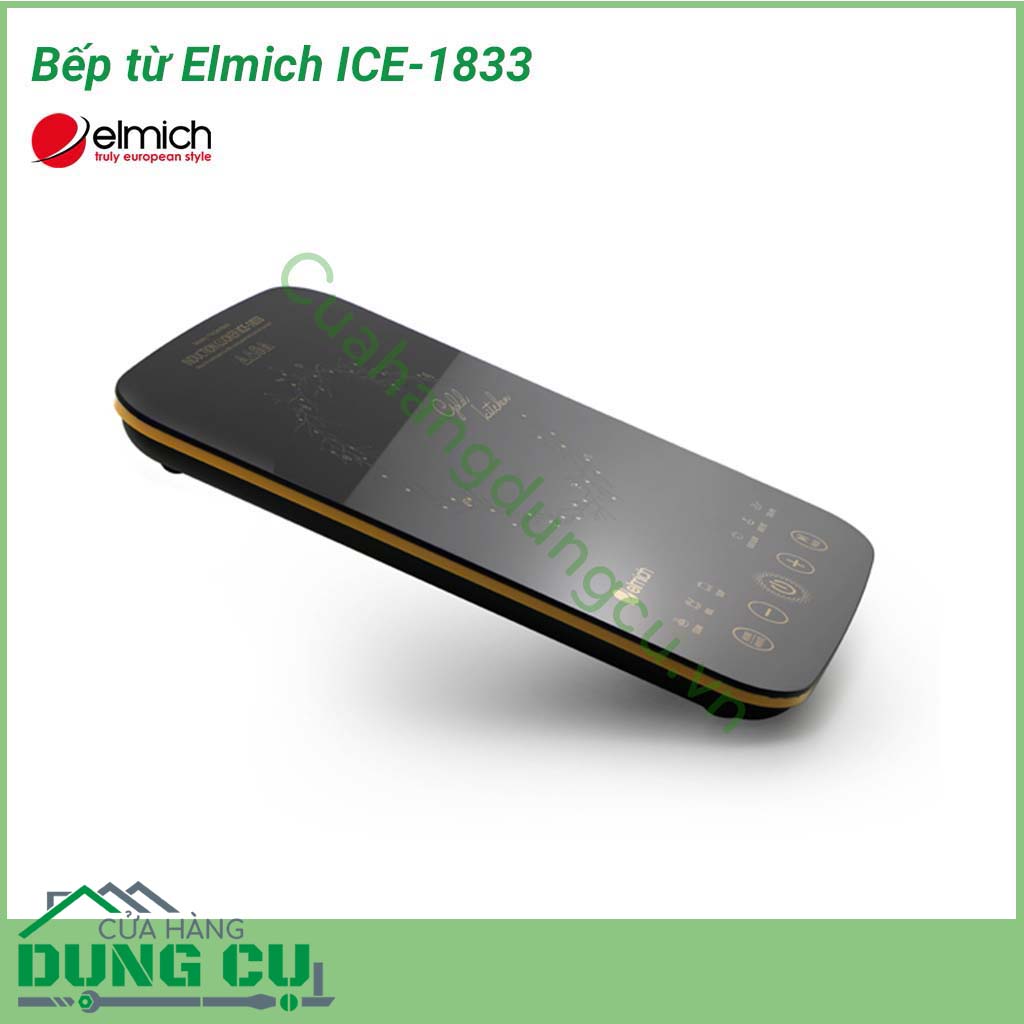 Bếp từ Elmich ICE-1833 được sản xuất và lắp ráp trên dây chuyền công nghệ cao đạt tiêu chuẩn Châu Âu. Với thiết kế nhỏ gọn, phù hợp với những không gian bếp nhỏ bạn có thể thoải mái nấu mà k hề bất tiện về diện tích.