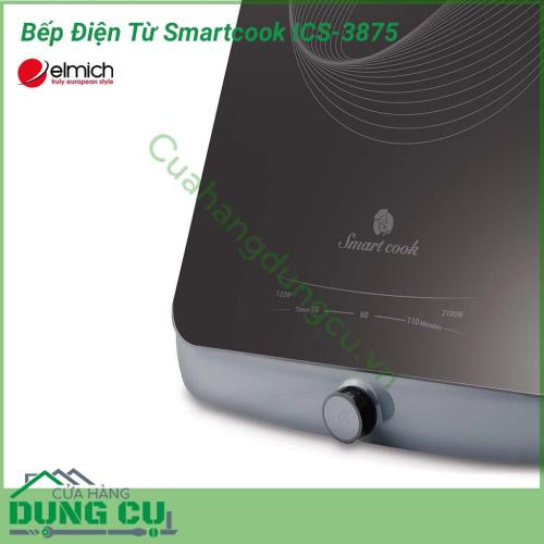 Bếp điện từ Smartcook ICS-3875 trang bị mặt kính ceramic cường lực có khả năng chống sốc nhiệt ở nhiệt độ lớn, chịu lực va đập mạnh, khả năng chịu tải khi đun ở nhiệt độ cao tốt . Mặt bếp được thiết kế hoa văn tinh tế tăng vẻ sang trọng cho bếp. 