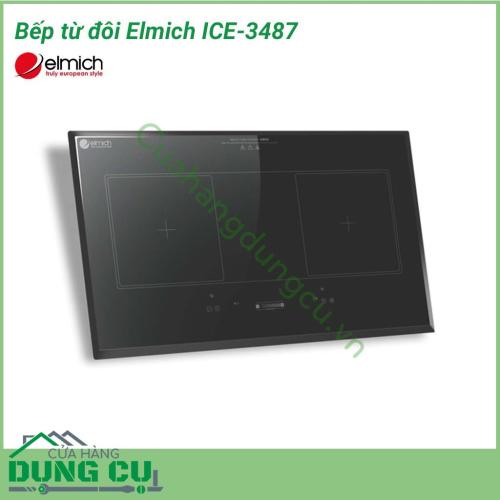 Bếp từ đôi Elmich ICE-3487 với chất liệu kính chịu lực cực bền, rất đẹp có tính năng chịu sốc nhiệt tốt không sở hữu các kim loại có hại, không làm hại đối với sức khỏe người sử dụng. 