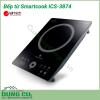 Bếp từ đơn Smartcook ICS-3874 có kiểu dáng nhỏ gọn, thiết kế đơn giản, tiện dụng. Bếp có thể đặt ở nhiều vị trí khác nhau, dễ dàng di chuyển. Mặt bếp được làm bằng kính cường lực Ceramic cao cấp bền đẹp, đảm bảo an toàn trong quá trình sử dụng.