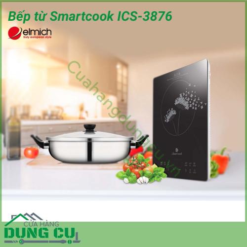 Bếp từ Smartcook ICS-3876 với thiết kế hoa văn tinh tế,kiểu dáng gọn nhẹ. Dễ dàng sử dụng với màn hình điều khiển cảm ứng. Một sản phẩm đa chức năng với 7 chế độ nấu được cài đặt sẵn. Khả năng chịu tải khi đun ở nhiệt độ cao tốt.