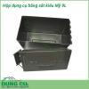 Hộp dụng cụ bằng sắt kiểu Mỹ 9L được làm bằng sắt hợp kim nên hoàn toàn không thấm nước, thùng rất nhẹ để có thể di chuyển đi nhiều nơi. Hộp rất dễ lau chùi, đảm bảo vệ sinh cho thùng cũng như những vật dụng đựng bên trong.