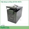 Hộp dụng cụ bằng sắt kiểu Mỹ 9L được làm bằng sắt hợp kim nên hoàn toàn không thấm nước, thùng rất nhẹ để có thể di chuyển đi nhiều nơi. Hộp rất dễ lau chùi, đảm bảo vệ sinh cho thùng cũng như những vật dụng đựng bên trong.