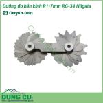 Dưỡng đo bán kính R1-7mm RG-34 Niigata