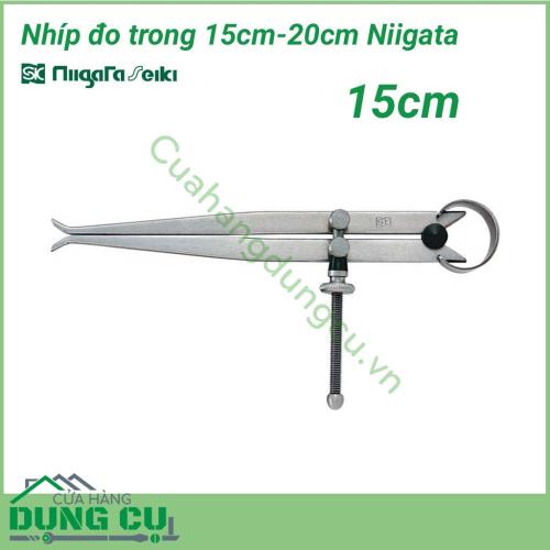 Nhíp đo trong 15cm SI-150 Niigata sử dụng đo kích thước đường kính trong, rãnh trong. (sử dụng cùng với thước lá)