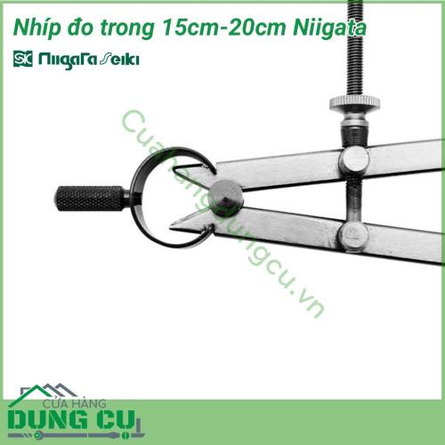 Nhíp đo trong 20cm SI-200 Niigata sử dụng đo kích thước đường kính trong, rãnh trong. (sử dụng cùng với thước lá hoặc panme..)