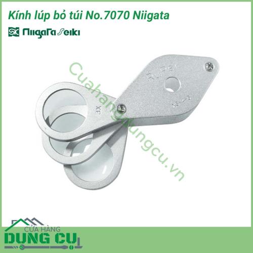 Kính lúp bỏ túi No.7070 Niigata sử dụng cho ngành kim hoàn, sửa chữa đồng hồ, điện tử, kiểm tra chi tiết nhỏ...