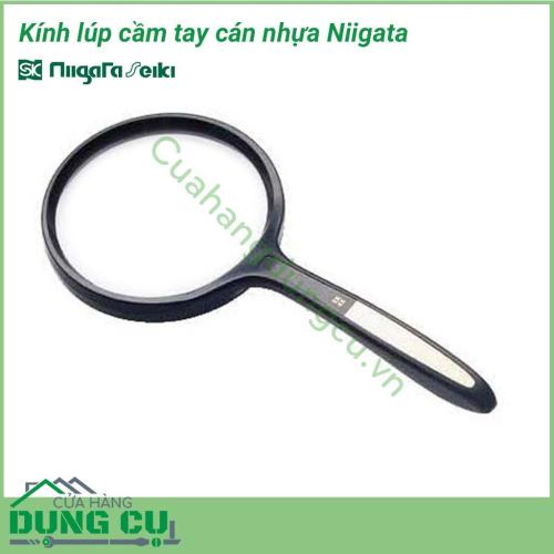 Kính lúp cầm tay 75mm cán nhựa No.7507 Niigata dùng để xem các chi tiết nhỏ, chi tiết bảng mạch linh kiện điện tử, xem bản đồ , dùng trong y tế, nghiên cứu khoa học, dùng trong ngành kim hoàn, khảo cổ học, dùng cho người lớn tuổi...