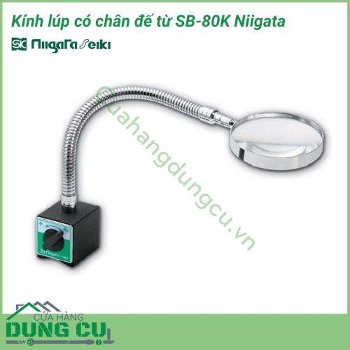 Kính lúp có chân đế từ SB-80k Niigata sử dụng để kiểm tra chi tiết trong các nhà máy.