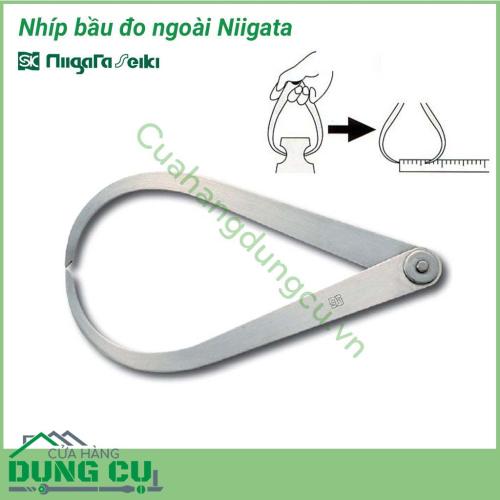 Nhíp bầu ngoài 20cm OC-200 Niigata có thể mở rộng ra đến 20cm, thường được sử dụng cùng với thước lá, panme để đo đường kính và rãnh phía ngoài. Sản phẩm có thể điều chỉnh độ mở của nhíp giúp cố định vị trí đo, có thể mở ra mở vào dễ dàng. 