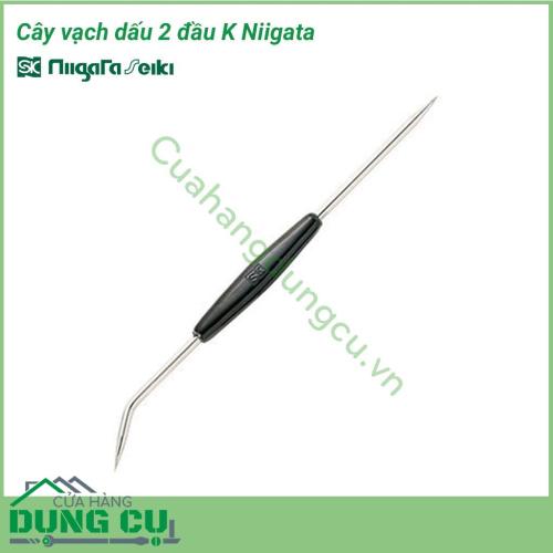 Cây vạch dấu 2 đầu K Niigata sử dụng để lấy dấu trên kim loại, gỗ, mê ca...trong ngành cơ khí, ngành gỗ, làm đá, quảng cáo.....