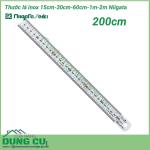 Thước lá inox 2m ST-2000 Niigata