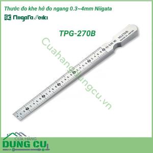 Thước đo khe hở đo ngang 0.3-4mm TPG-270B Niigata