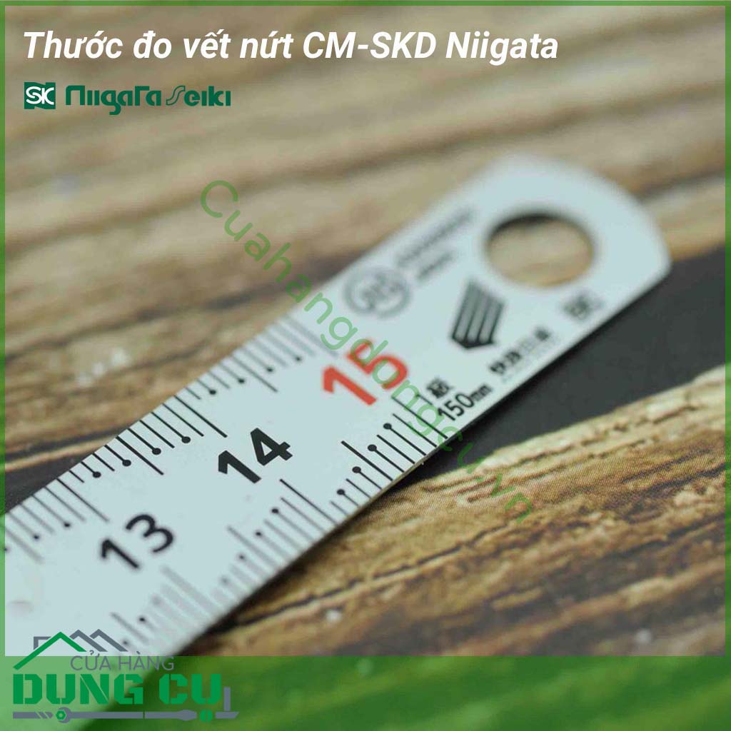 Thước đo vết nứt CM-SKD Niigata dùng để đo bề rộng vết nứt, đo chiều dài, sử dụng nhiều trong kiểm định, thi công xây dựng nhà, cầu đường, hầm...