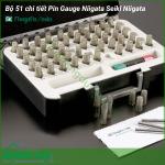 Pin Gauge Niigata Seiki bộ 51 chi tiết AA-7A