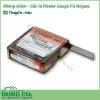 Căn lá - Fleeler Gauge FG Niigata là thiết bị đo gồm các lá có độ dày khác nhau (0.005~1mm) được sử dụng để kiểm tra kích thước ở những nơi có khe hở nhỏ với thao tác đơn giản là cắm thước vào khe. 