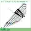 Bộ lục giá đầu bi 9 cây nhật bản SBS-2000 Wise gồm 9 kích cỡ lục giác khác nhau: 1.5, 2, 2.5, 3, 4, 5, 6, 8, 10mm. Đuôi cầm có đầu bi có thể xoáy ở những khe hẹp.