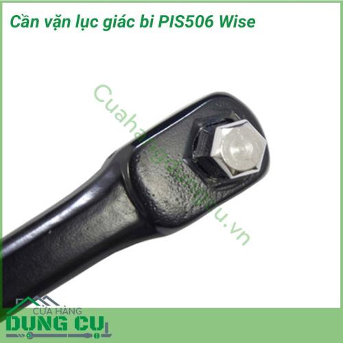 Cần vặn lục giác bi PIS506 Wise hàng chất lượng Made In Japan thiết kế chuyên dụng chuyên trị ngóc ngách giới hạn độ cao, góc hẹp mà các lục giác thông thường không xử lý được