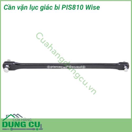 Cần vặn lục giác bi PIS810 Wise hàng chất lượng Made In Japan thiết kế chuyên dụng chuyên trị ngóc ngách giới hạn độ cao, góc hẹp mà các lục giác thông thường không xử lý được