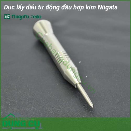 Đục lấy dấu tự động đầu hợp kim Niigata AP-M2 là dụng cụ sữa chữa không thể thiếu trong thùng đồ nghề của những anh thợ. Sản phẩm này là một công cụ rất tiện dụng và phổ biến trong công việc sản xuất các đồ dùng bằng gỗ, nhôm và một số kim loại khác