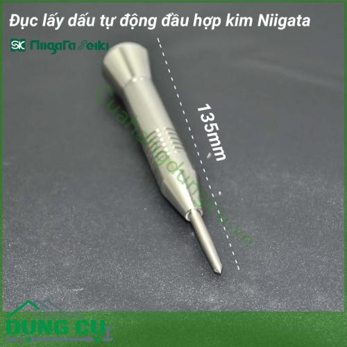 Đục lấy dấu tự động đầu hợp kim Niigata AP-M2 là dụng cụ sữa chữa không thể thiếu trong thùng đồ nghề của những anh thợ. Sản phẩm này là một công cụ rất tiện dụng và phổ biến trong công việc sản xuất các đồ dùng bằng gỗ, nhôm và một số kim loại khác