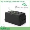 Túi đựng dụng cụ để cốp xe ô tô đa năng 40L được thiết kế thông minh, ngăn chứa đồ lớn, chất liệu vải Oxford cao cấp siêu bền, chắc chắn, chống nước. Có nắp nên có thể đậy để chống bụi, thất lạc đồ. Với quai xách hai bên thân hộp nên dễ dàng di chuyển.