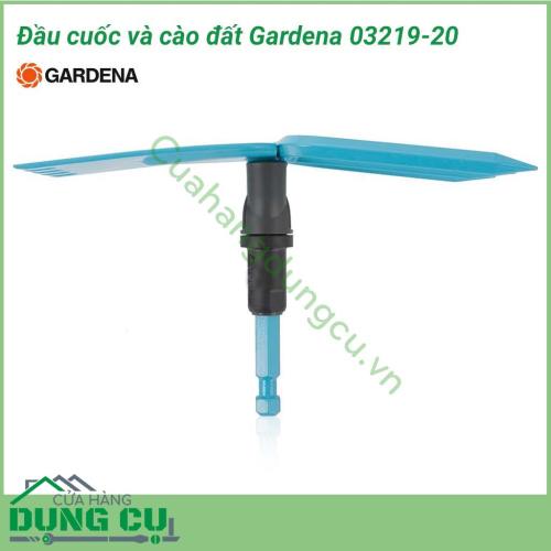 Đầu cuốc và cào đất Gardena 03219-20 có chiều rộng 9 cm, 3 răng là một công cụ lý tưởng để chăm sóc đất trồng nhẹ nhàng giữa các luống hoa và cây trồng. Cho dù cuốc, xới đất, xáo cỏ mọi thứ đều có thể với lưỡi cuốc ở một bên và lưỡi cào ở bên kia. 