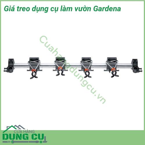 Giá treo dụng cụ Garden 03501-20 giúp bạn bảo quản các sản phẩm làm vườn Gardena khác một cách gọn gàng và sạch sẽ.