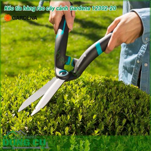 Kéo cắt tỉa hàng rào Gardena 12302-20 có lưỡi thẳng và rất sắc nét cũng như được phủ lớp chống dính, giúp các việc cắt trở nên gọn gàng và nhanh chóng.