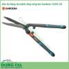 Kéo tỉa hàng rào cây cảnh bánh răng cộng lực Gardena 12303-20 được thiết kế kiểu dáng hiện đại màu sắc bắt mắt. Lưỡi kéo sắc bén, chống gỉ rét thao tác nhanh và gọn. Tay cầm êm ái, thoải mái khi làm việc.