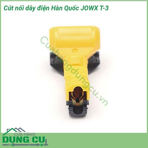 Đầu nối điện T-3 JOWX Hàn Quốc là sản phẩm được thiết kế nhỏ gọn, kiểu dáng thời trang, cực kì tiện dụng và đơn giản khi sử dụng, an toàn điện một cách toàn diện phòng và tránh nguy cơ cháy nổ, chập điện.