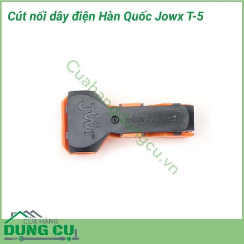 Cút nối điện Hàn Quốc T-5 là sản phẩm được thiết kế nhỏ gọn, kiểu dáng thời trang, cực kì tiện dụng và đơn giản khi sử dụng, an toàn điện một cách toàn diện phòng và tránh nguy cơ cháy nổ, chập điện.