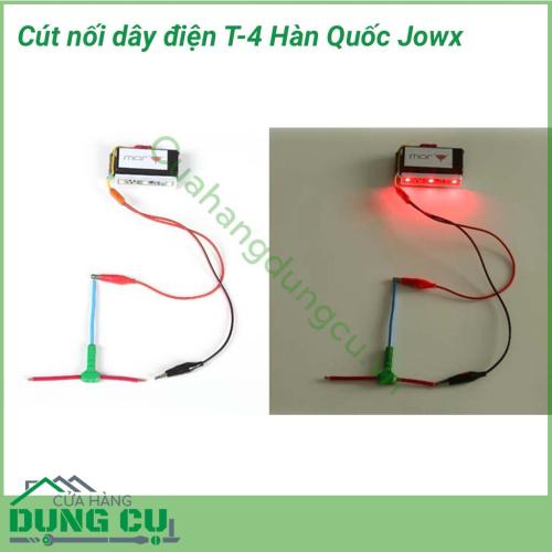 Đầu nối điện nhanh Jowx T-4 giúp bạn có những mối nối điện nhanh chóng, gọn gàng, an toàn.