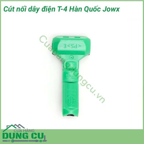 Đầu nối điện nhanh Jowx T-4 giúp bạn có những mối nối điện nhanh chóng, gọn gàng, an toàn.