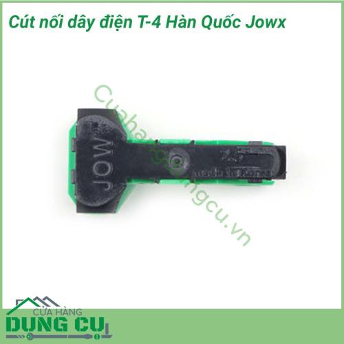 Đầu nối điện nhanh Jowx T-4 giúp bạn có những mối nối điện nhanh chóng, gọn gàng, an toàn.