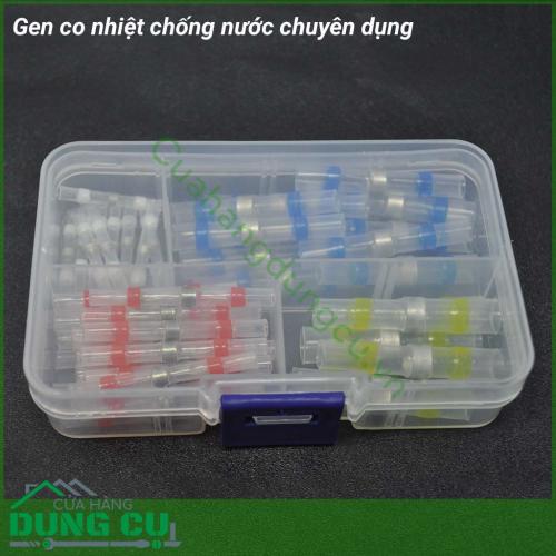Gen co nhiệt chống nước bọc dây điện sử dụng chủ yếu trong việc bảo vệ, che chắn các mối hàn nối dây, các đầu dây cần bịt kín, đầu nối dây với các chân cắm, bảo vệ các chi tiết kim loại hở chống rỉ sét, ăn mòn….