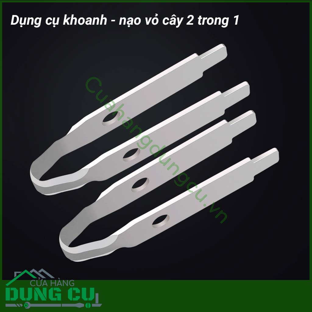 Dao khoanh cạo vỏ cây đa năng cầm tay là dụng cụ dùng để khoanh vỏ và cạo vỏ cây rất hữu ích dành cho thợ làm vườn. Với thiết kế 2 trong 1 dao khoanh - cạo vỏ cây giúp cho người làm vườn đem hiệu quả tích cực trong công việc.