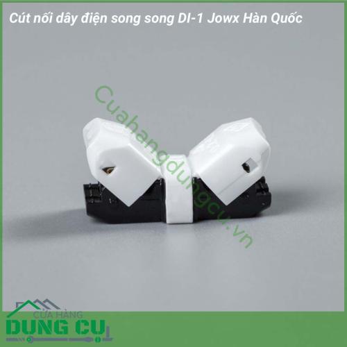 Cút nối dây điện song song DI-1 Hàn Quốc Jowx giúp bạn có những mối nối điện đôi nhanh chóng, gọn gàng, an toàn.