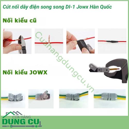 Cút nối dây điện song song DI-1 Hàn Quốc Jowx giúp bạn có những mối nối điện đôi nhanh chóng, gọn gàng, an toàn.