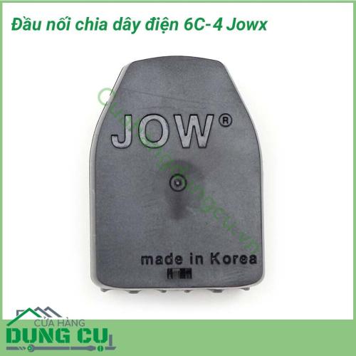 Đầu nối chia dây điện 1 đầu ra nhiều đầu dây điện Jowx 6C-4 giúp bạn có những mối nối điện đôi nhanh chóng, gọn gàng, an toàn, chắc chắn. Không cần cắt dây, không cần dùng băng dính điện. Tốc độ thi công dây điện nhanh gọn.