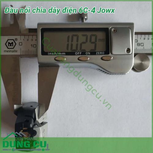 Đầu nối chia dây điện 1 đầu ra nhiều đầu dây điện Jowx 6C-4 giúp bạn có những mối nối điện đôi nhanh chóng, gọn gàng, an toàn, chắc chắn. Không cần cắt dây, không cần dùng băng dính điện. Tốc độ thi công dây điện nhanh gọn.