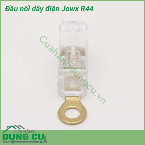 Đầu nối dây điện Jowx R44 là sản phẩm kiểm soát an toàn điện một cách toàn diện, với một mức giá vô cùng hấp dẫn so với các sản phẩm cùng loại. Thiết kế nhỏ gọn, kiểu dáng thời trang và cực kì tiện dụng và đơn giản khi sử dụng.