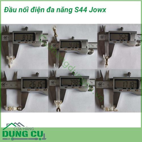 Đầu nối điện đa năng S44 Jowx là sản phẩm được sử dụng nhiều nhất ở Hàn Quốc và Nhật Bản nhờ thiết kế nhỏ gọn, tiện dụng và có thể sử dụng được dễ dàng khi lắp đặt thêm các thiết bị điện mà không cần phải cắt nối dây.