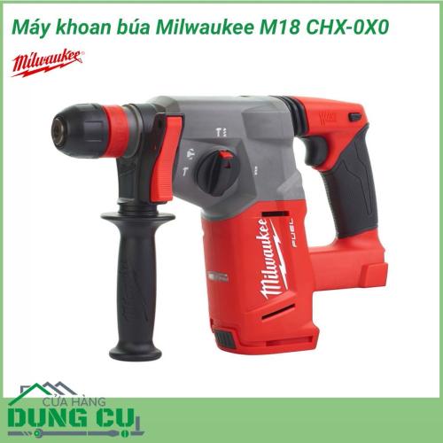 Máy khoan búa Milwaukee M18 CHX-0X0 lựa chọn thông minh cho các nhu cầu khoan phá bê tông chuyên nghiệp trong ngành xây dựng. Sở hữu hàng loạt các tính năng hiện đại cho khả năng xử lý công việc một cách nhanh chóng và dễ dàng.