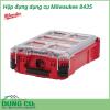 Hộp dụng cụ đa năng Milwaukee 8435 sở hữu khả năng chịu đựng tải trọng rất tốt giúp cho người sử dụng có thể dễ dàng trang bị và mang theo bên mình những loại đồ nghề, thiết bị cần thiết trong các quá trình sản xuất vật dụng hay sữa chữa, xây dựng.